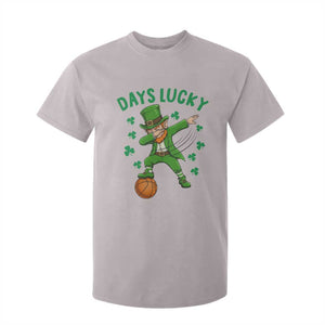 Funny Dabbing Leprechaun St Patricks Day T Shirt For Kid Days Lucky TS14 Ice Gray Print Your Wear