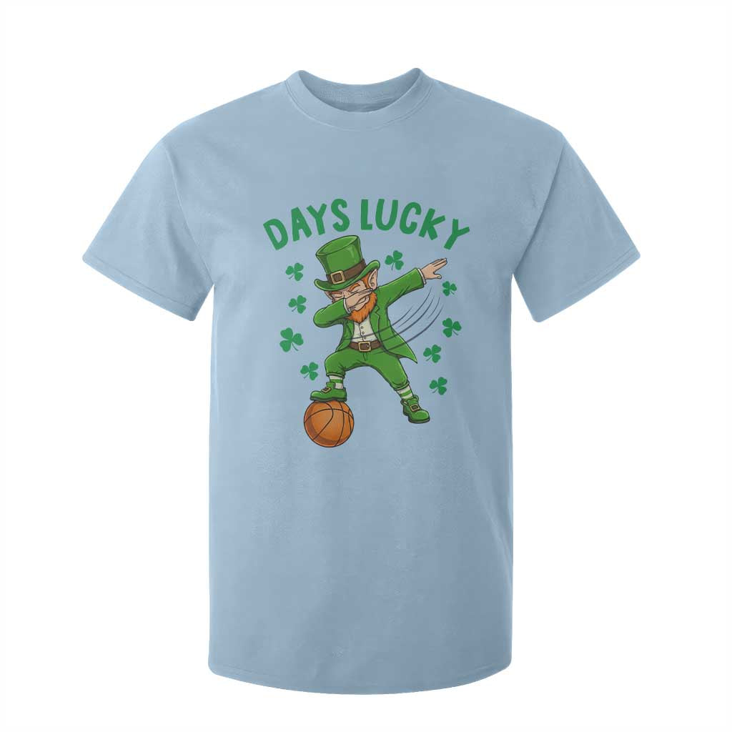 Funny Dabbing Leprechaun St Patricks Day T Shirt For Kid Days Lucky TS14 Light Blue Print Your Wear