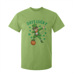 Funny Dabbing Leprechaun St Patricks Day T Shirt For Kid Days Lucky TS14 Lime Print Your Wear
