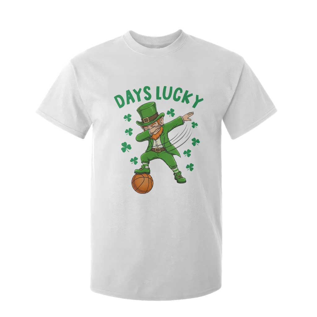 Funny Dabbing Leprechaun St Patricks Day T Shirt For Kid Days Lucky TS14 White Print Your Wear