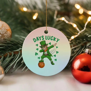 Funny Dabbing Leprechaun St Patricks Day Ceramic Ornament Days Lucky TS14 1pc Pastel Print Your Wear