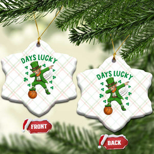 Funny Dabbing Leprechaun St Patricks Day Ceramic Ornament Days Lucky TS14 Print Your Wear