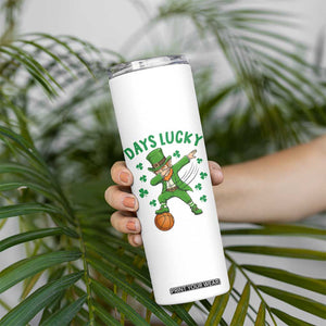 Funny Dabbing Leprechaun St Patricks Day Skinny Tumbler Days Lucky TS14 Print Your Wear