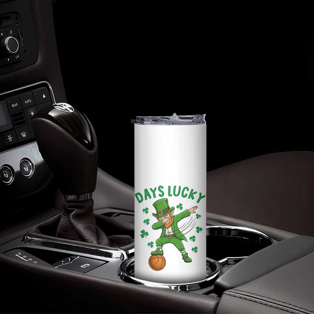 Funny Dabbing Leprechaun St Patricks Day Skinny Tumbler Days Lucky TS14 Print Your Wear