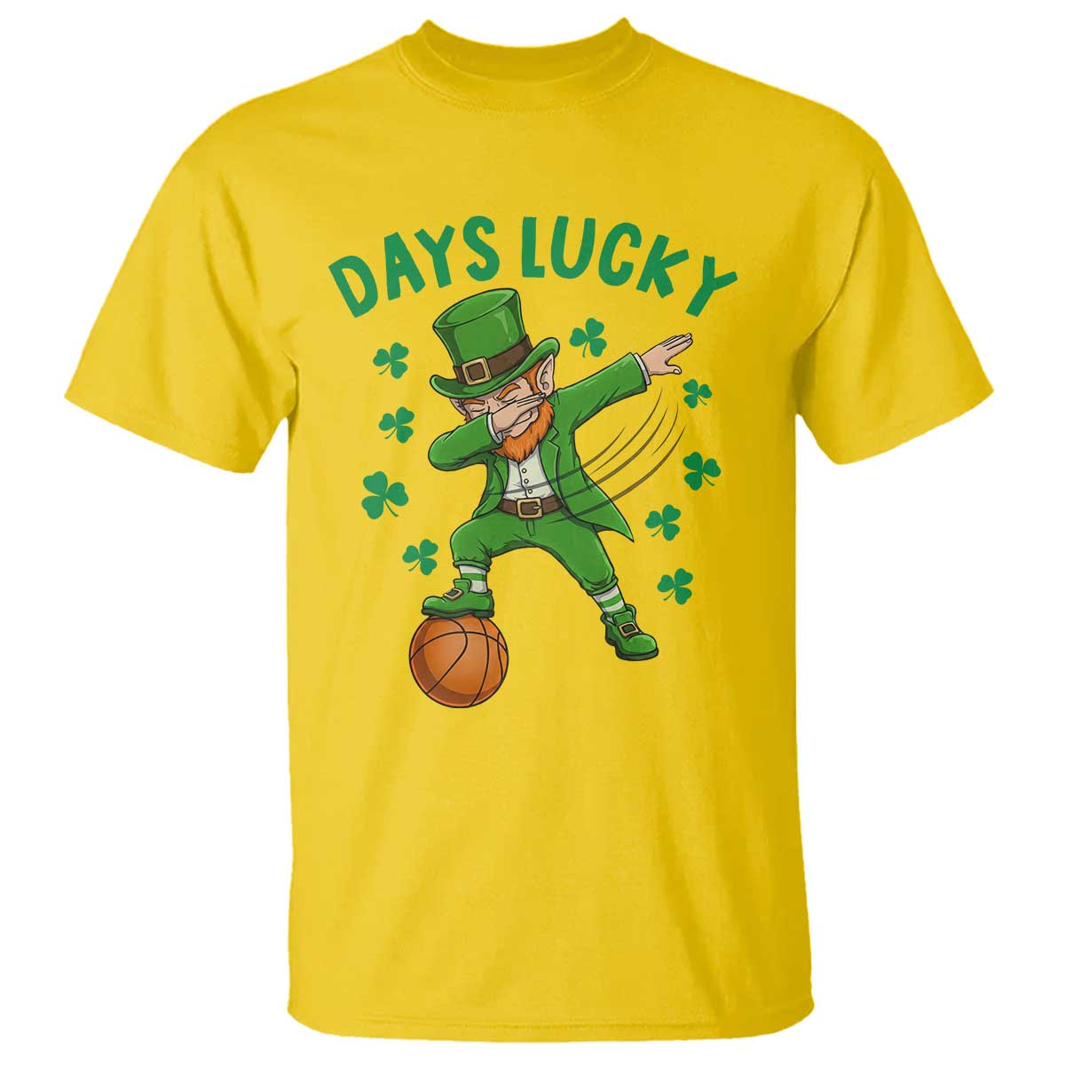 Funny Dabbing Leprechaun St Patricks Day T Shirt Days Lucky TS14 Daisy Print Your Wear