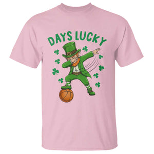 Funny Dabbing Leprechaun St Patricks Day T Shirt Days Lucky TS14 Light Pink Print Your Wear