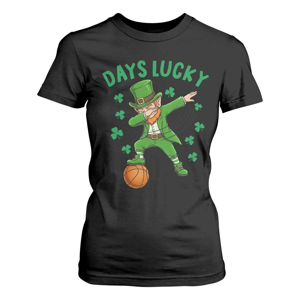 Funny Dabbing Leprechaun St Patricks Day T Shirt For Women Days Lucky TS14 Black Print Your Wear