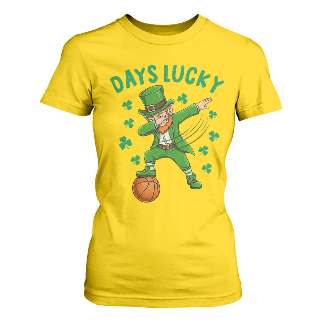 Funny Dabbing Leprechaun St Patricks Day T Shirt For Women Days Lucky TS14 Daisy Print Your Wear