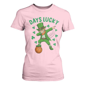Funny Dabbing Leprechaun St Patricks Day T Shirt For Women Days Lucky TS14 Light Pink Print Your Wear