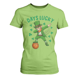 Funny Dabbing Leprechaun St Patricks Day T Shirt For Women Days Lucky TS14 Lime Print Your Wear