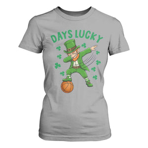 Funny Dabbing Leprechaun St Patricks Day T Shirt For Women Days Lucky TS14 Sport Gray Print Your Wear