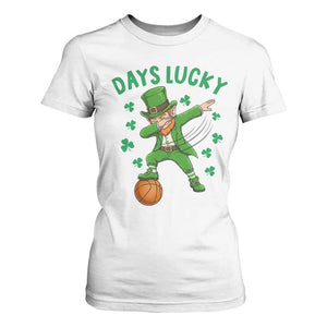 Funny Dabbing Leprechaun St Patricks Day T Shirt For Women Days Lucky TS14 White Print Your Wear