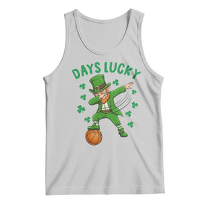 Funny Dabbing Leprechaun St Patricks Day Tank Top Days Lucky TS14 Ash Print Your Wear