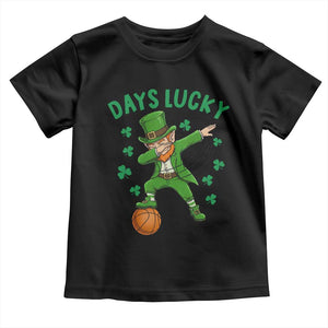 Funny Dabbing Leprechaun St Patricks Day Toddler T Shirt Days Lucky TS14 Black Print Your Wear