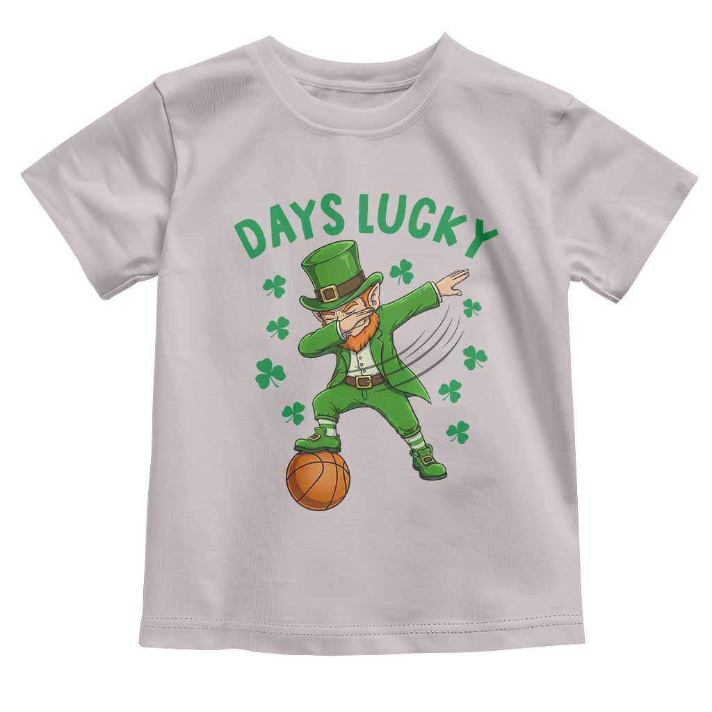 Funny Dabbing Leprechaun St Patricks Day Toddler T Shirt Days Lucky TS14 Ice Gray Print Your Wear