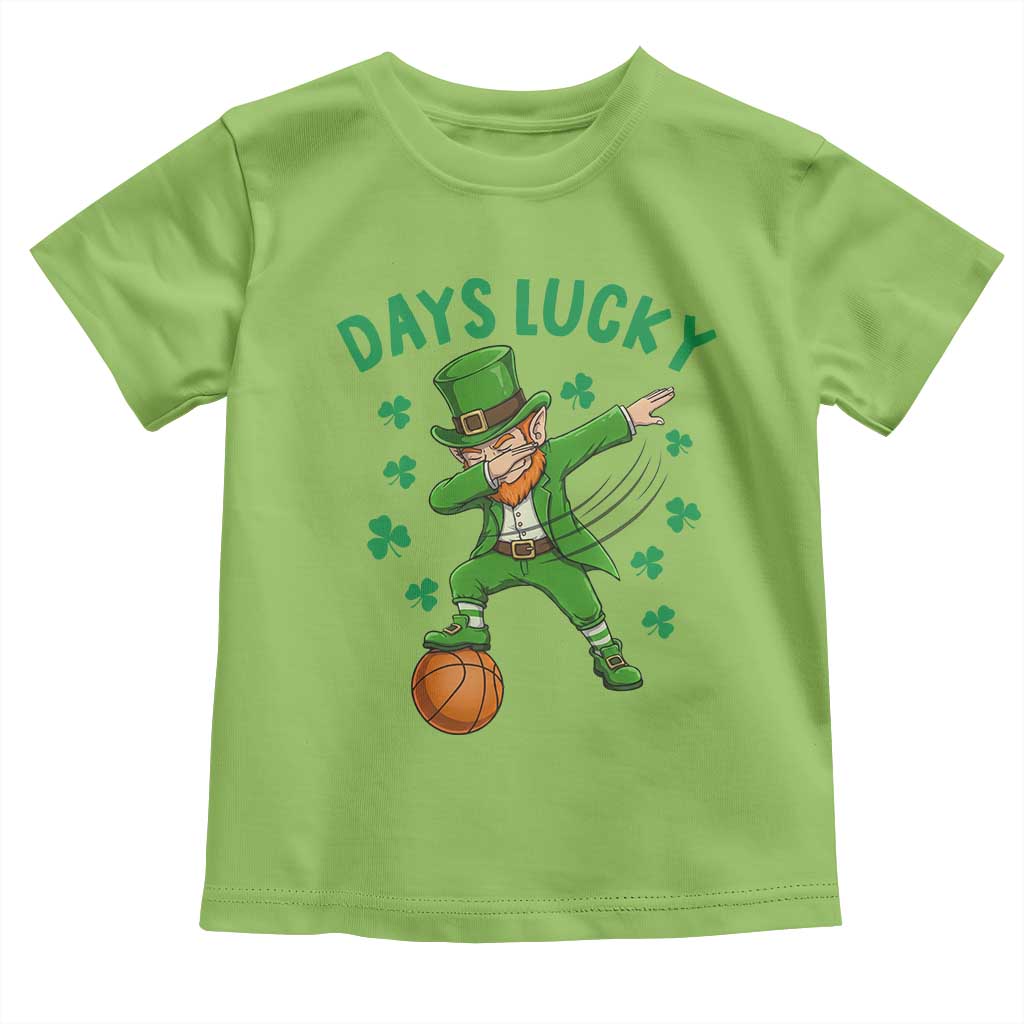 Funny Dabbing Leprechaun St Patricks Day Toddler T Shirt Days Lucky TS14 Lime Print Your Wear