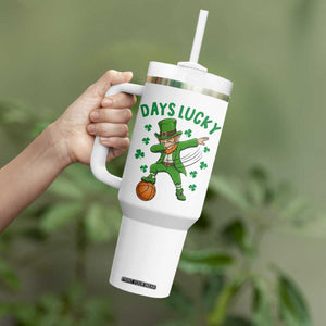 Funny Dabbing Leprechaun St Patricks Day Tumbler With Handle Days Lucky TS14 Print Your Wear