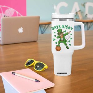 Funny Dabbing Leprechaun St Patricks Day Tumbler With Handle Days Lucky TS14 Print Your Wear