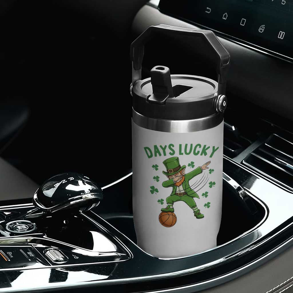 Funny Dabbing Leprechaun St Patricks Day Flip Straw Tumbler Days Lucky TS14 Print Your Wear