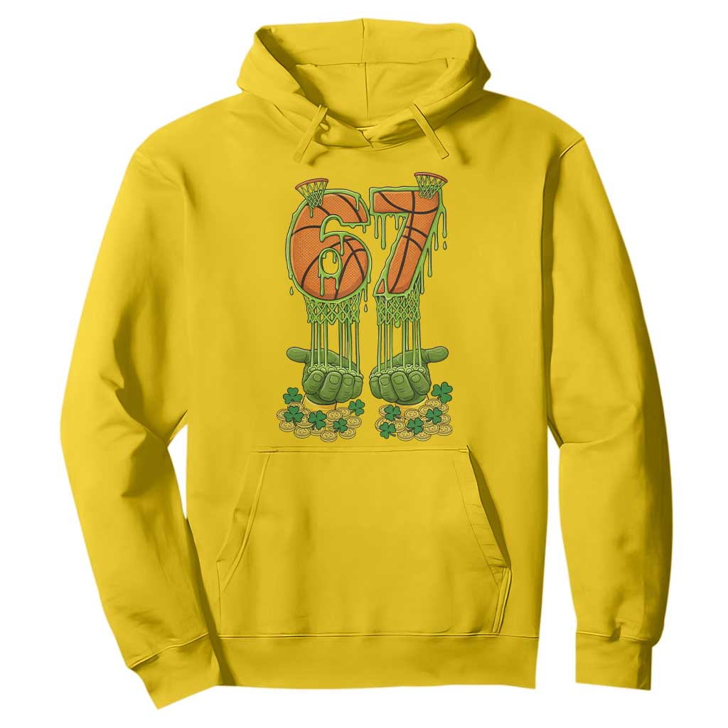 67 Basketball St Patricks Day Hoodie Funny Six Seven Gen Alpha Meme Drip TS14 Daisy Print Your Wear