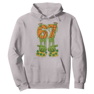 67 Basketball St Patricks Day Hoodie Funny Six Seven Gen Alpha Meme Drip TS14 Ice Gray Print Your Wear