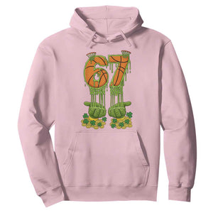 67 Basketball St Patricks Day Hoodie Funny Six Seven Gen Alpha Meme Drip TS14 Light Pink Print Your Wear