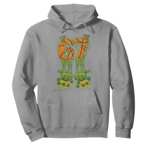 67 Basketball St Patricks Day Hoodie Funny Six Seven Gen Alpha Meme Drip TS14 Sport Gray Print Your Wear