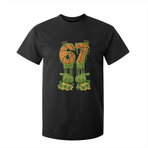 67 Basketball St Patricks Day T Shirt For Kid Funny Six Seven Gen Alpha Meme Drip TS14 Black Print Your Wear