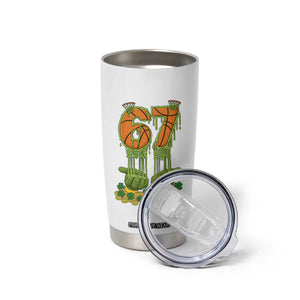 67 Basketball St Patricks Day Tumbler Cup Funny Six Seven Gen Alpha Meme Drip TS14 Print Your Wear