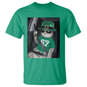 67 Cat St Patricks Day T Shirt Funny Cat Driver Leprechaun Meme TS14 Irish Green Print Your Wear