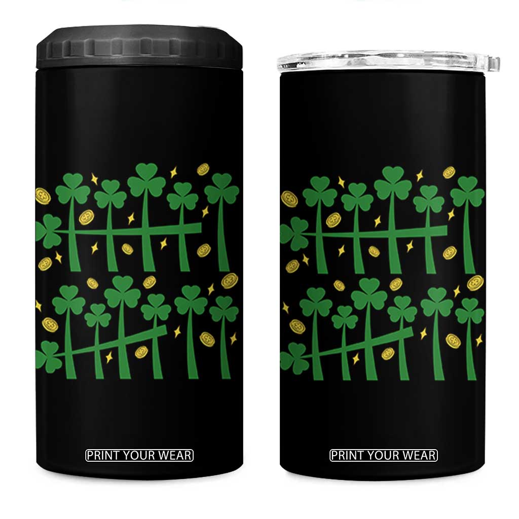 67 St Patricks Day 4 in 1 Can Cooler Tumbler Funny Six Seven Gen Alpha Meme TS14 One Size: 16 oz Black Print Your Wear
