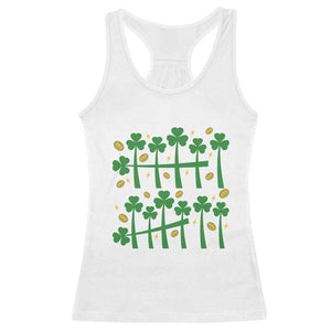 67 St Patricks Day Racerback Tank Top Funny Six Seven Gen Alpha Meme TS14 White Print Your Wear