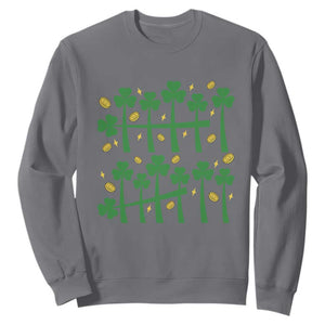 67 St Patricks Day Sweatshirt Funny Six Seven Gen Alpha Meme TS14 Charcoal Print Your Wear