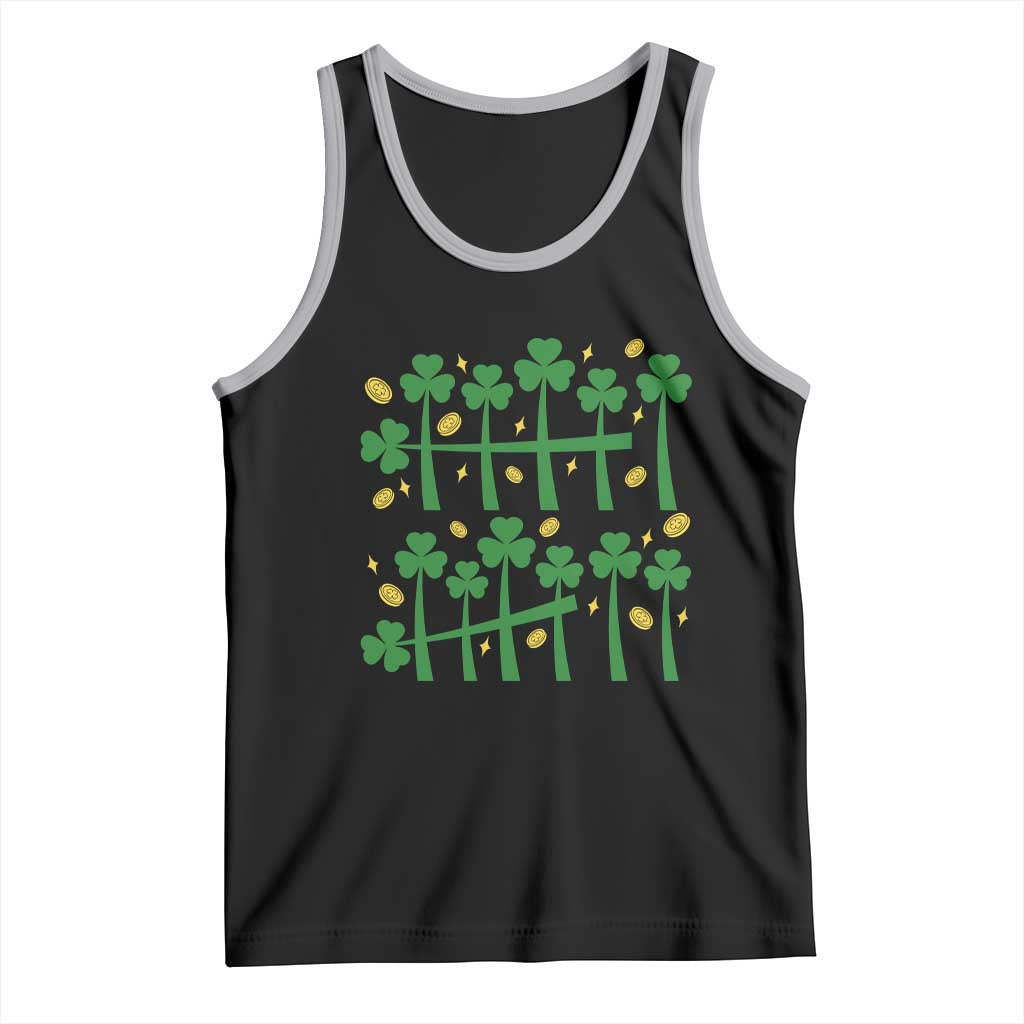 67 St Patricks Day Tank Top Funny Six Seven Gen Alpha Meme TS14 Black Athletic Heather Print Your Wear