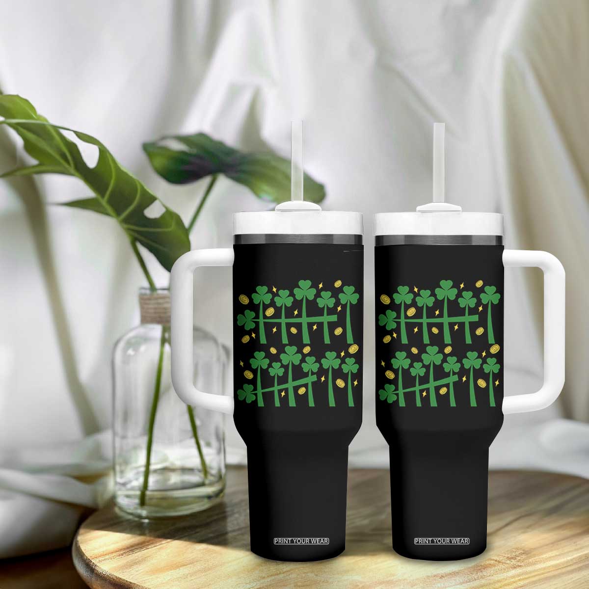 67 St Patricks Day Tumbler With Handle Funny Six Seven Gen Alpha Meme TS14 Print Your Wear
