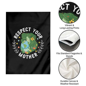 Respect Your Mother Garden Flag Earth Mother Women Girl TS14 Print Your Wear