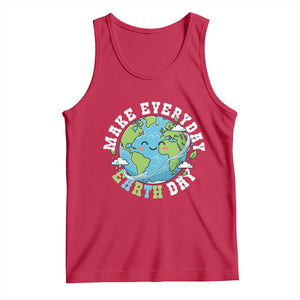 Funny Make Earth Day Every Day Tank Top Cute Environmental Awareness Earth Day TS14 Red Print Your Wear
