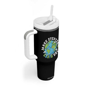 Funny Make Earth Day Every Day Tumbler With Handle Cute Environmental Awareness Earth Day TS14 Print Your Wear