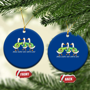 Funny Earth Day Ceramic Ornament Silly Goose Make Earth Day Every Day TS14 1pc Blue Print Your Wear