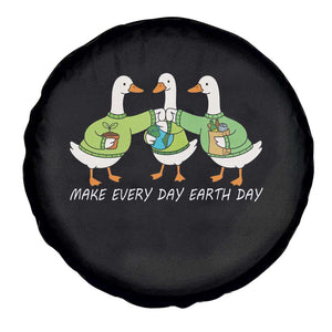 Funny Earth Day Spare Tire Cover Silly Goose Make Earth Day Every Day TS14 Print Your Wear
