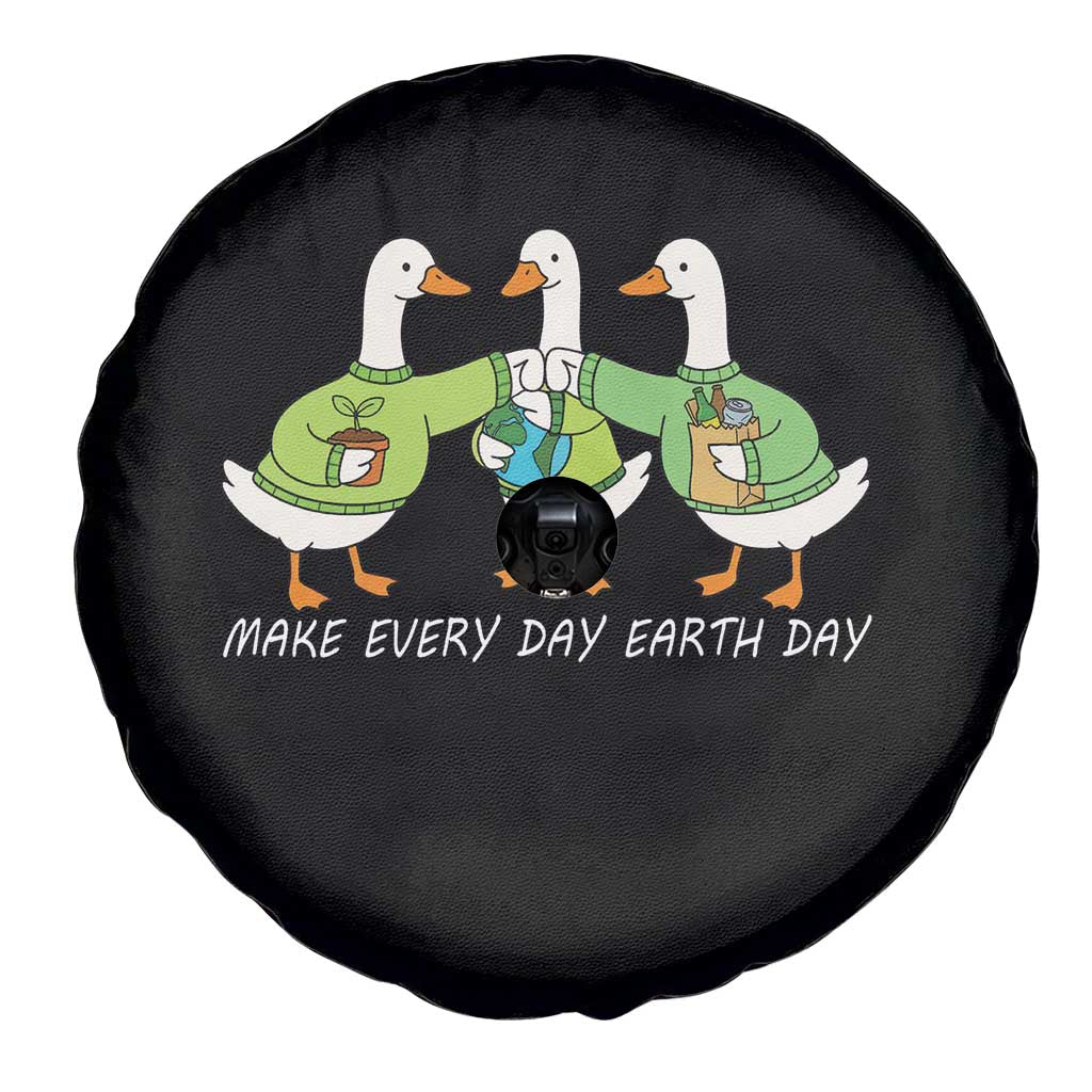 Funny Earth Day Spare Tire Cover Silly Goose Make Earth Day Every Day TS14 Print Your Wear