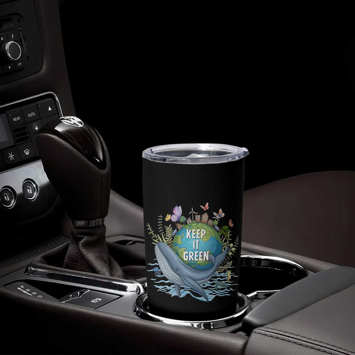 Keep It Green Earth Day Tumbler Cup Eco-Friendly Nature Environmental Awareness TS14 Print Your Wear