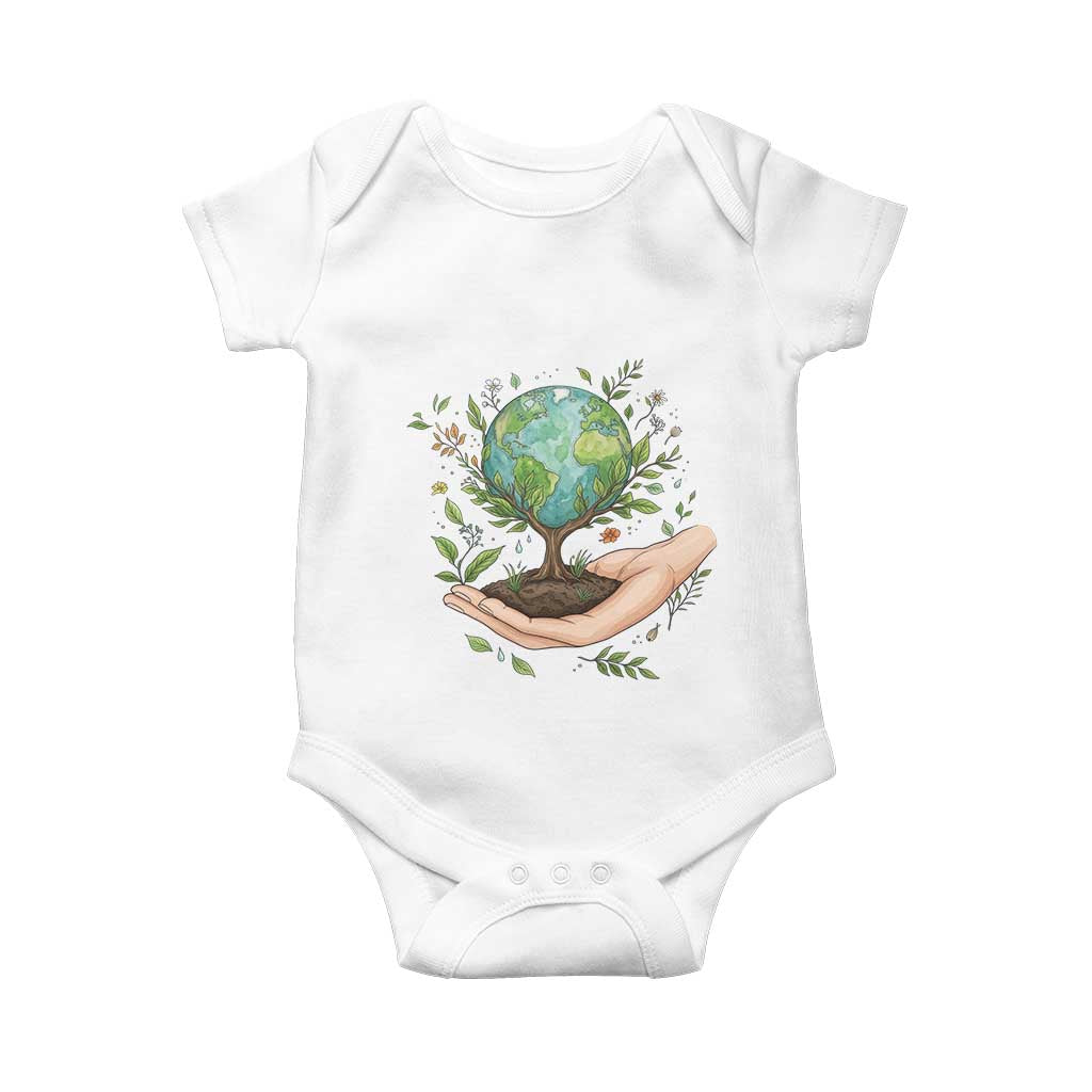 I Speak For The Trees Baby Onesie Earth Day Awareness TS14 White Print Your Wear