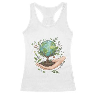 I Speak For The Trees Racerback Tank Top Earth Day Awareness TS14 White Print Your Wear