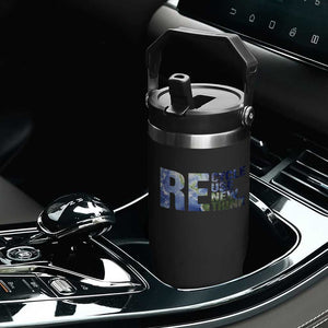 Earth Day Flip Straw Tumbler Recycle Reuse Renew Rethink TS14 Print Your Wear