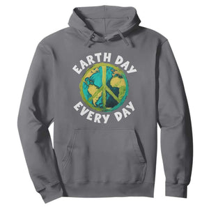 Earth Day Everyday Hoodie Peace Sign Nature Lover TS14 Charcoal Print Your Wear