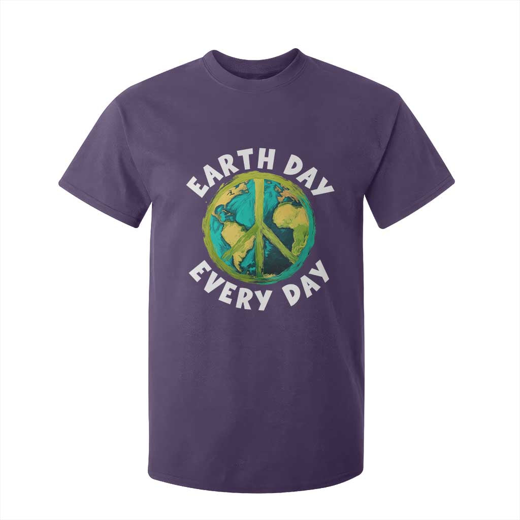 Earth Day Everyday T Shirt For Kid Peace Sign Nature Lover TS14 Purple Print Your Wear