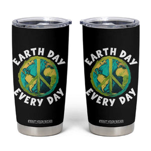 Earth Day Everyday Tumbler Cup Peace Sign Nature Lover TS14 Black Print Your Wear