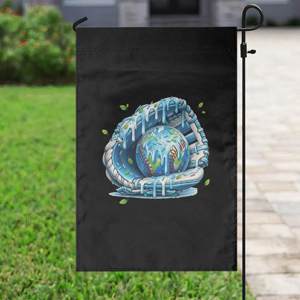Earth Day Garden Flag Funny Baseball Ice Cream Drip Glove Eco Friendly TS14 Print Your Wear
