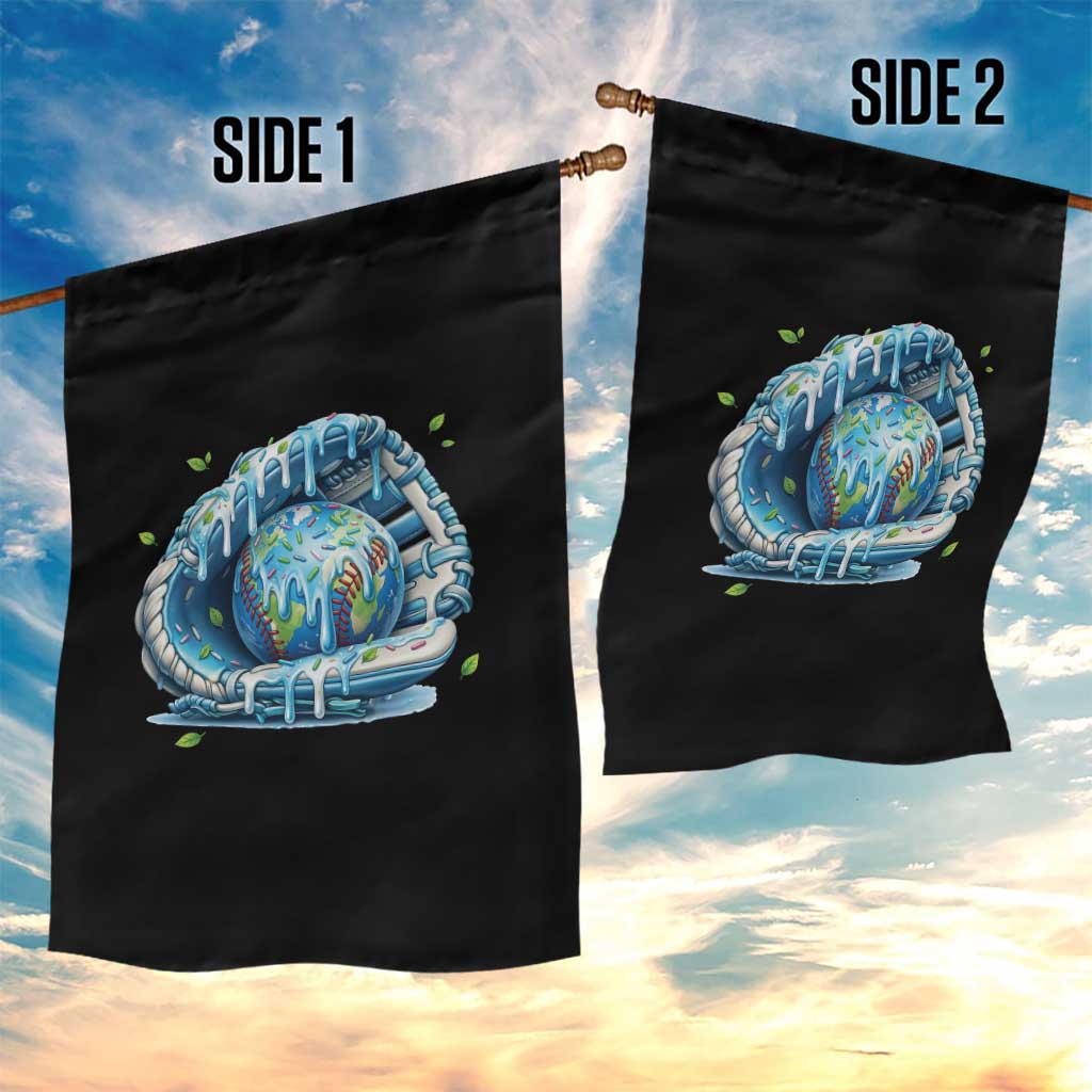 Earth Day Garden Flag Funny Baseball Ice Cream Drip Glove Eco Friendly TS14 Print Your Wear